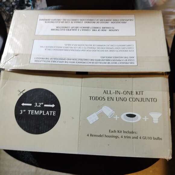 Canarm 3" Recessed Lights QTY.4, All-In-One Kit w/GU10 Bulbs Brushed Pewter *NEW - Picture 6 of 15